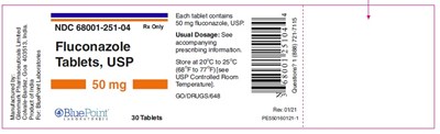 Fluconazole Tablets 50mg Label (Fluconazole Tablets 50mg 30 Tablets Rev 0714)